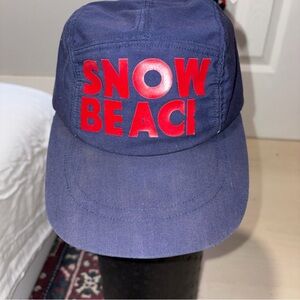 Vintage distressed Snow Beach hat Raekwon Wu Tang 5 panel